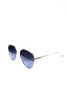 Women's Black Ombre Aviator Sunglasses