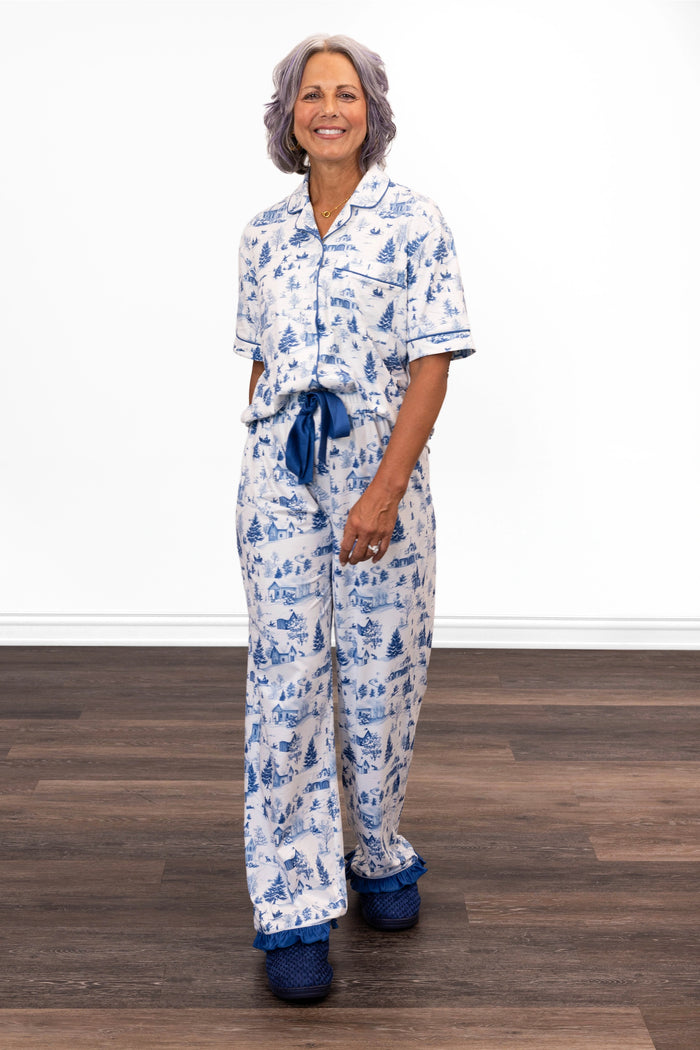 Snow Scenery Short Sleeve Jammies