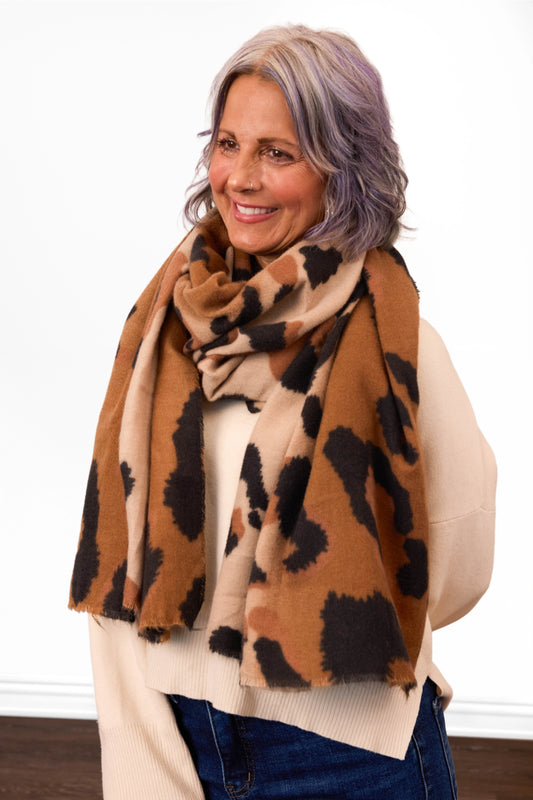 ALB Custom Women's Animal Print Large Scarf