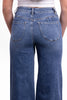 The Auburn by Ava Lane High-Rise Tummy Control Snap Wide Leg Denim Three Lengths