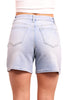 The Jovie by Ava Lane High-Rise Tummy Control Light Wash Denim Shorts