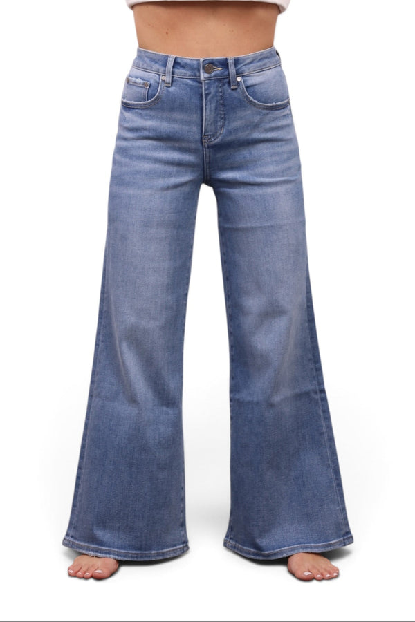 The Beth High-Rise Wide Leg Tummy Control Jeans - Three Inseams