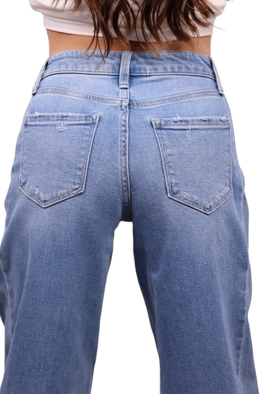 The Nikki High-Rise Extreme Wide Leg Denim