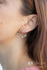 Vivian Circle Crystal Earrings