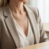 Layered Chain Necklace in Gold