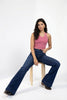 The Gwen from Lovervet *Three Length* Mid-Rise Tummy Control Flare Denim