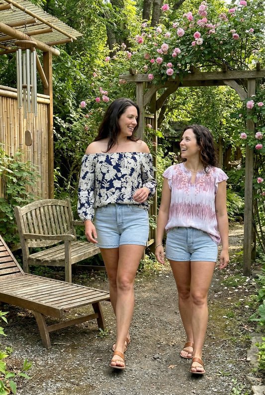 The Martha by Ava Lane: *Two Lengths* High-Rise Tummy Control Denim Shorts