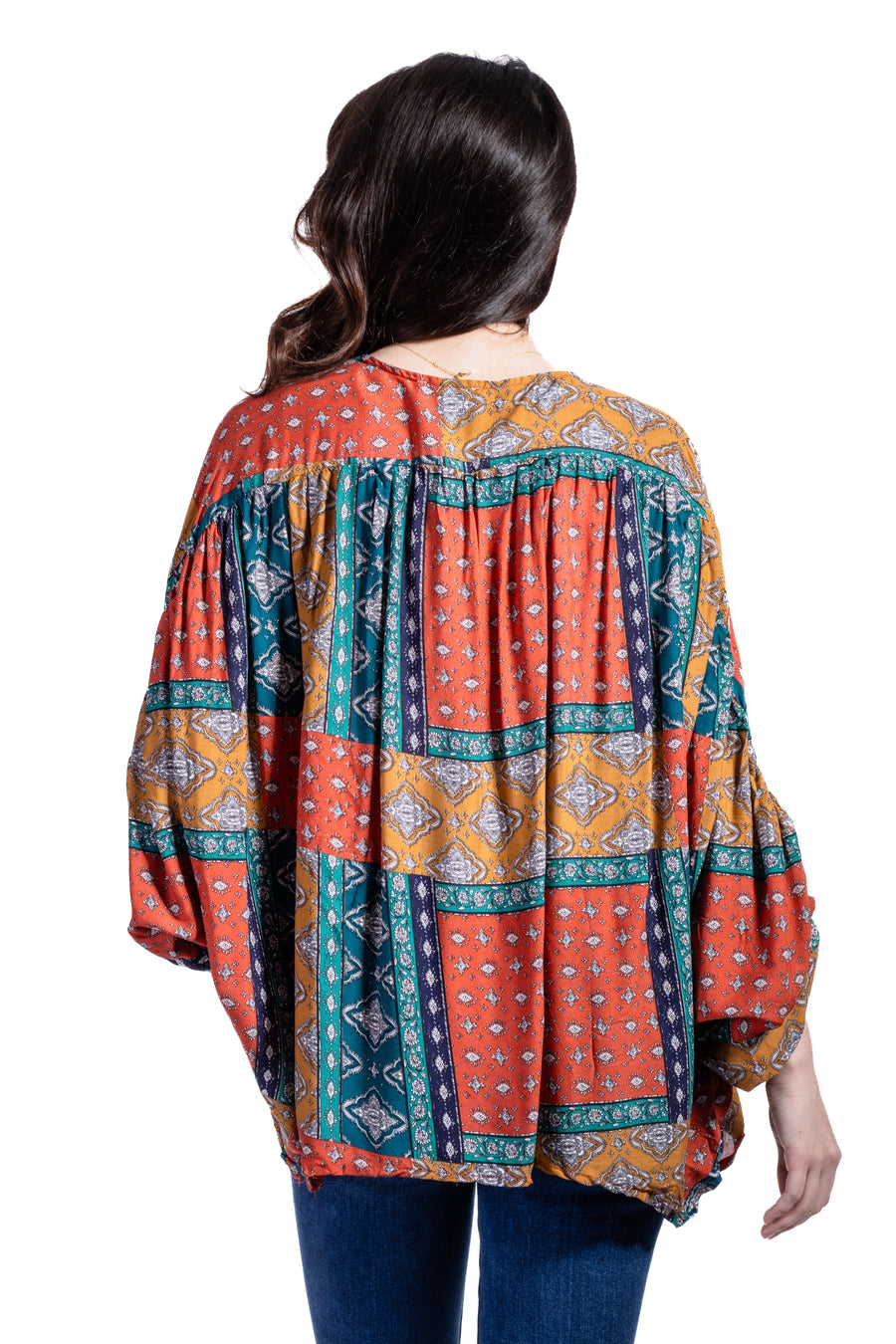 Women's Puff Sleeve Kimono