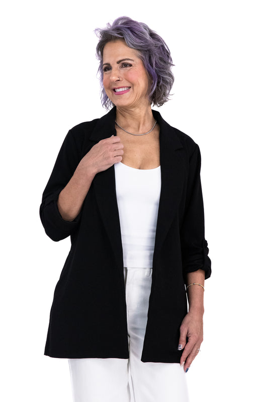 Women's Relaxed Open Front Blazer