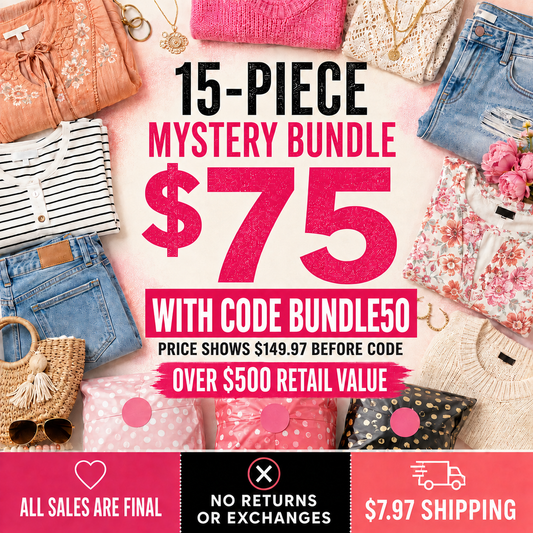 15-Piece Mystery Bundle | $500+ Value for Just $75 *FINAL SALE*
