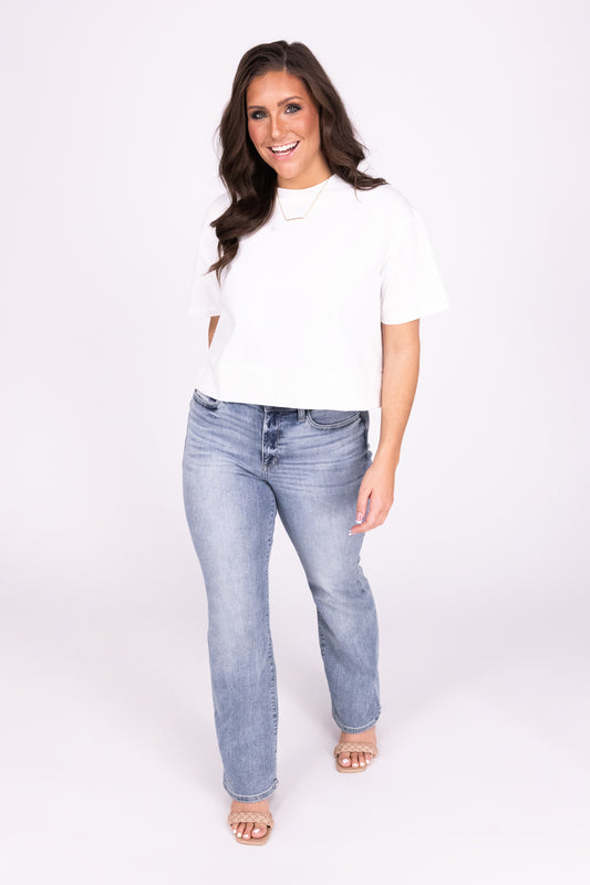 Women's Casual Boxy Short Sleeve Top