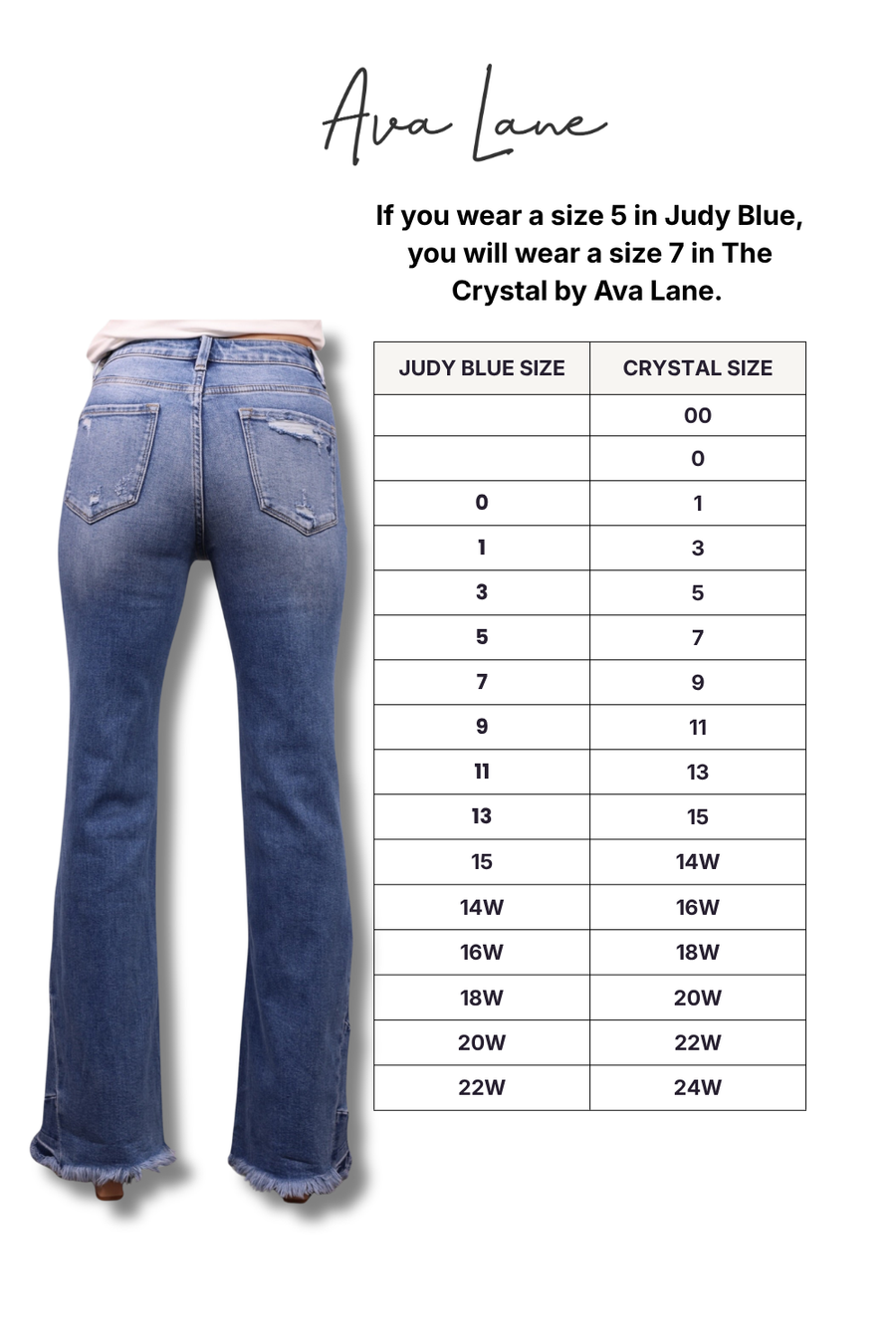 The Crystal High-Rise Tummy Control Distressed Flare Leg Jeans