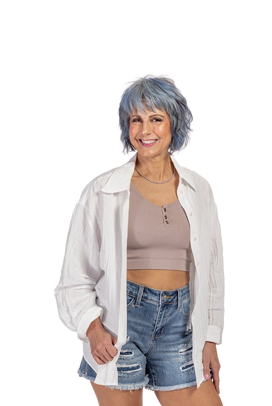 Women's Button Detail Bralette