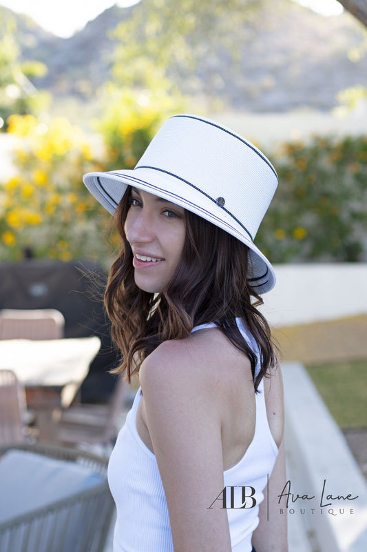 Bella Women's Detachable Chin Strap Bucket Hat *Final Sale*