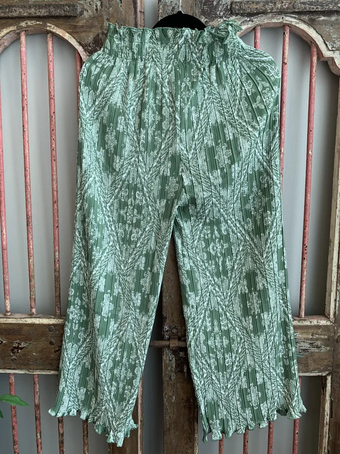 Scarf Women's Pleated Pants * Final Sale*
