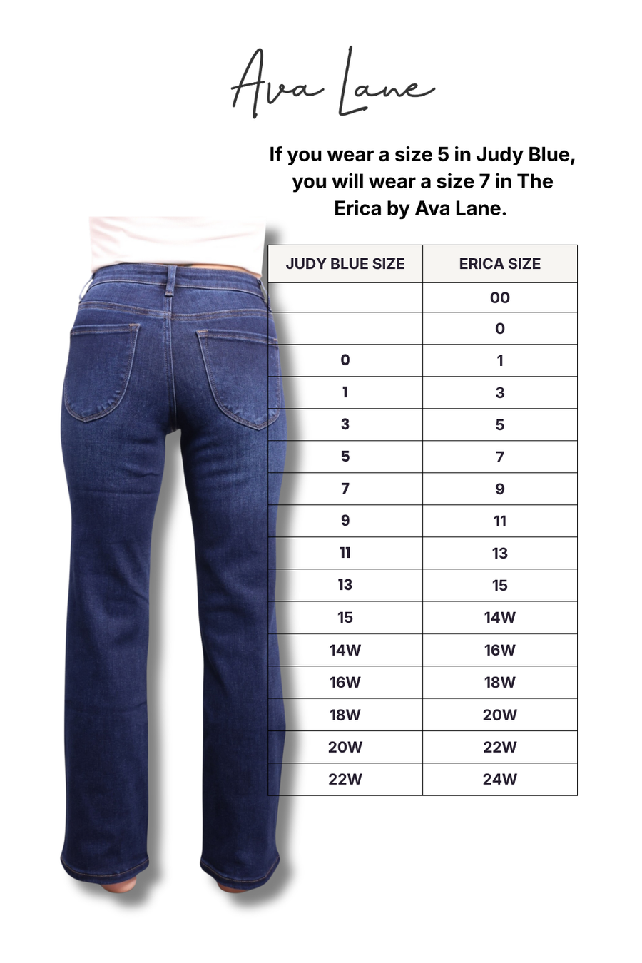 The Erica Mid-Rise Bootcut Tummy Control Jeans - Three Inseams