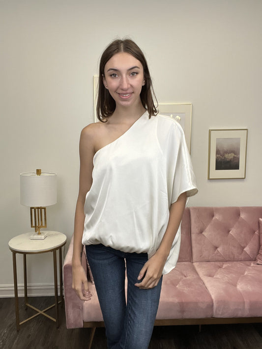 Prove Them Wrong Women's Glam One Shoulder Top *Final Sale*