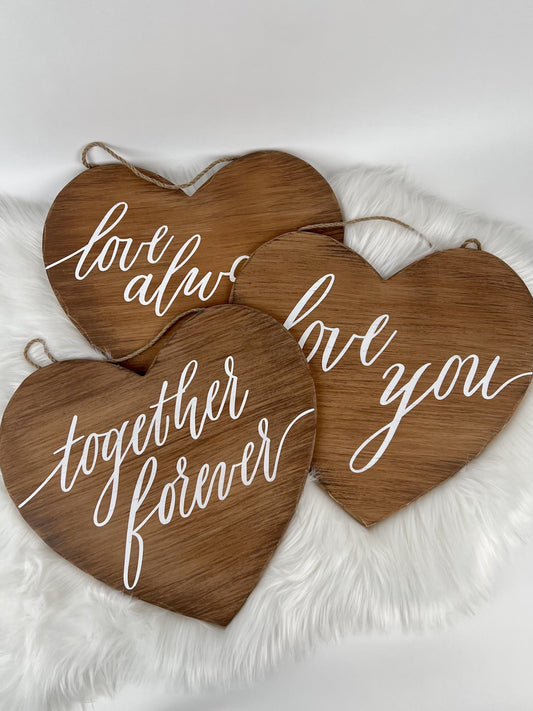 Hand Painted Wall Hanging Heart