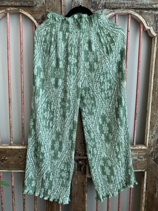 Scarf Women's Pleated Pants * Final Sale*