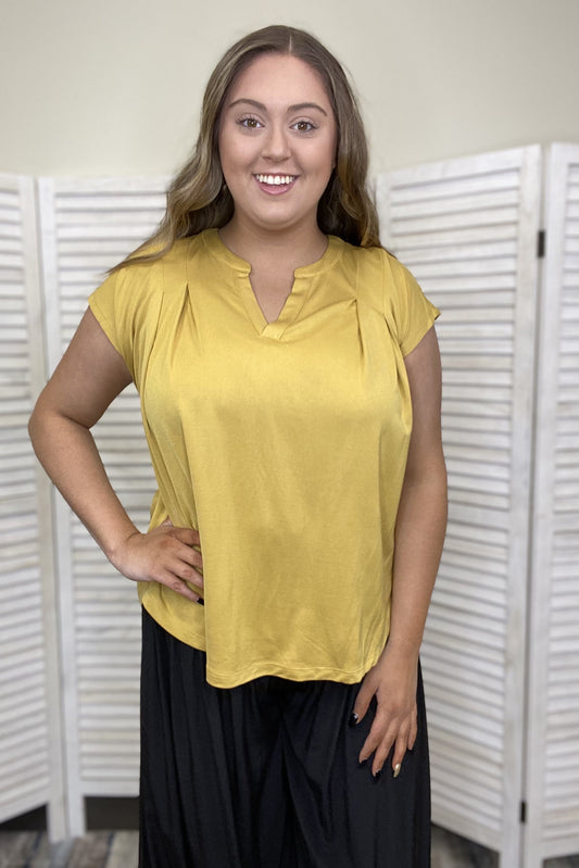 Too Fun Women's Casual Layering Short Sleeve Top *Final Sale*