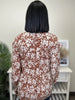 Look At Us Women's Floral Ruffled Button Down Long Sleeve Top *Final Sale*