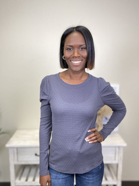 Can't Get Enough Women's Stretchy Long Sleeve Top *Final Sale*