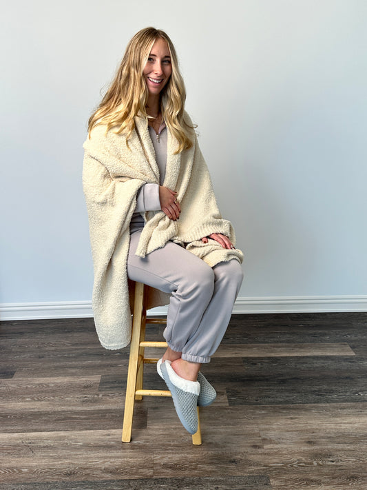 ALB Custom Cream Blanket