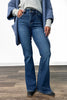 The Debbie from Risen: High-Rise Tummy Control 4-Way Stretch Flare Denim