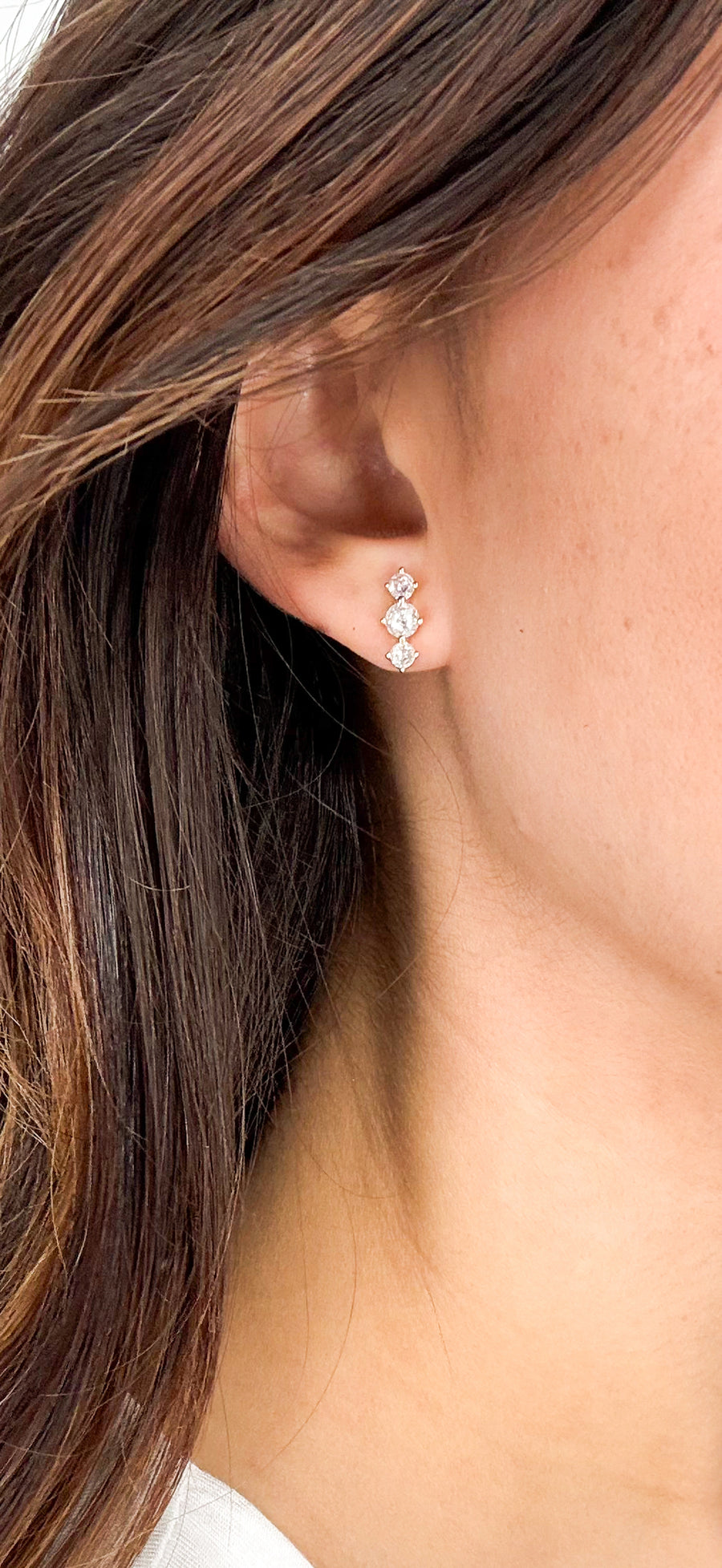 B.b. Lila These Three Have My Heart Stud Earrings