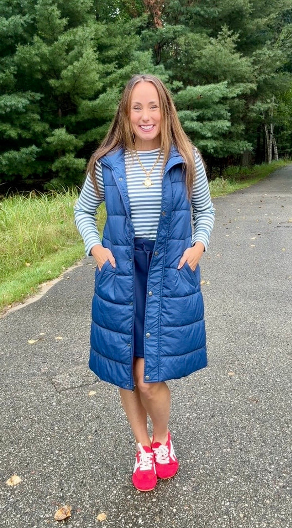 ALB Custom Women's Long Puffer Vest