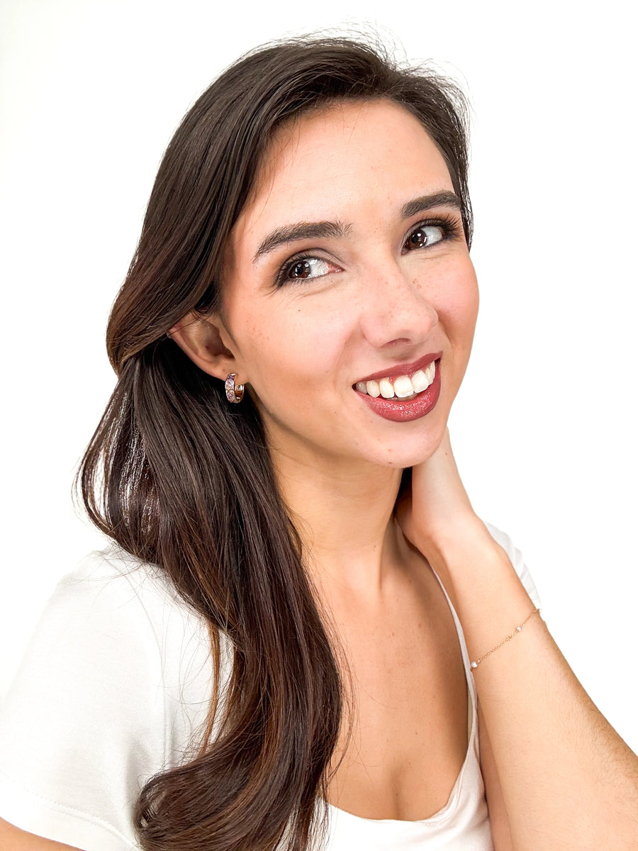 B.b. Lila Yes Ladies Earrings