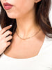 B.B. Lila Solid Paperclip Necklace
