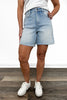 The Jovie by Ava Lane: High-Rise Tummy Control Denim Shorts