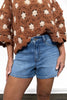 The Zora by Ava Lane: *Two Lengths* Mid To High-Rise Tummy Control Denim Shorts