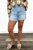 The Lexie by Ava Lane: Mid-Rise Denim Shorts