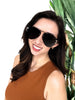 Women's Gold Aviator Sunglasses *Final Sale*