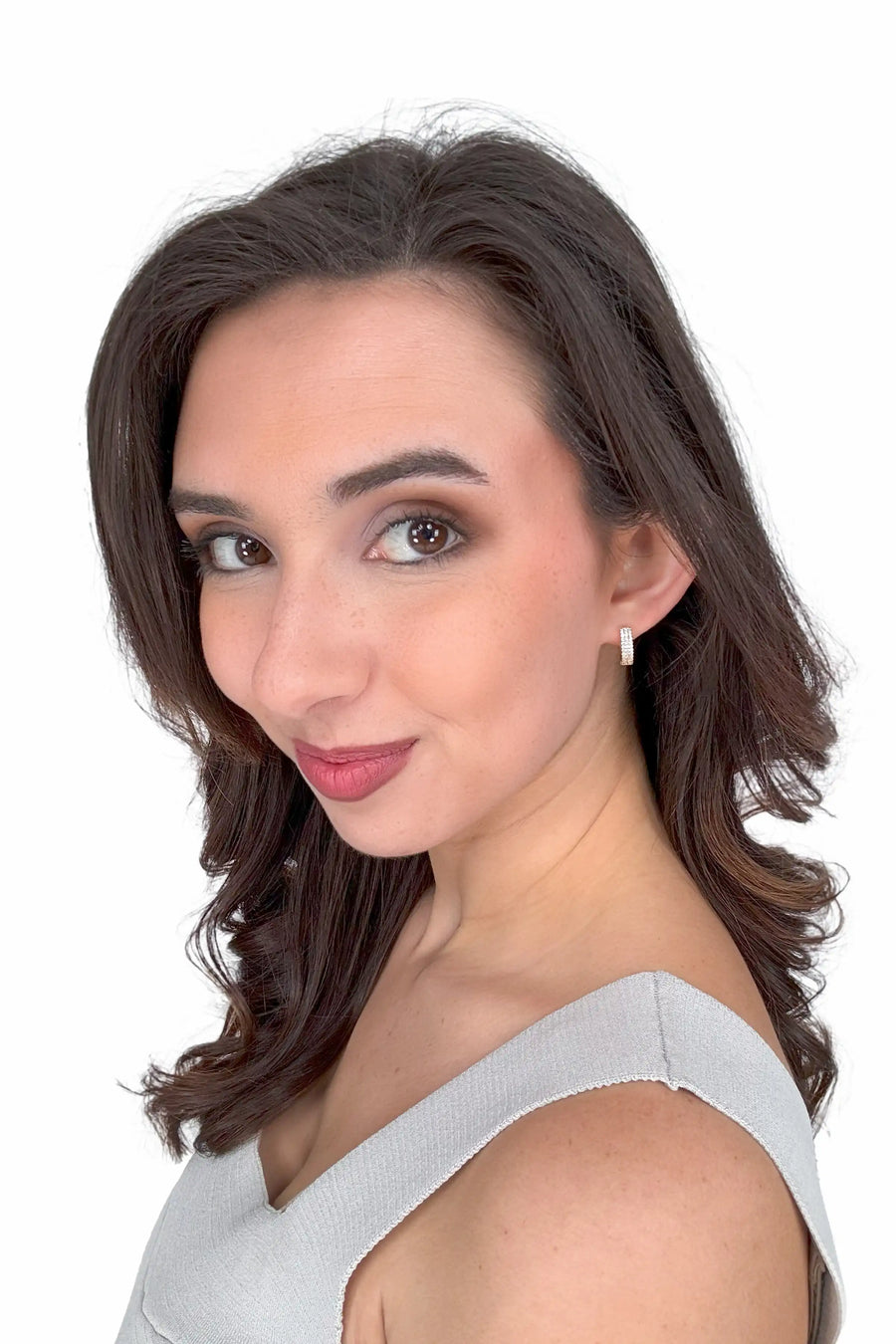 B.b. Lila Huggie Hugs Earrings