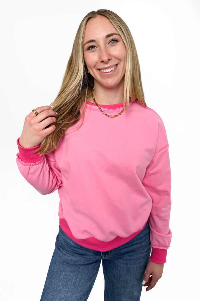 Everyday Two-tone Sweatshirt