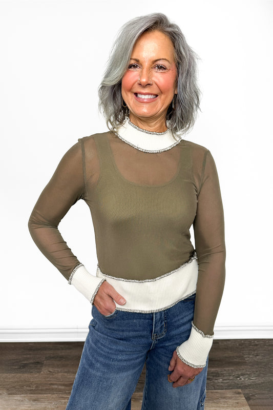 ALB Custom Women's Lightweight Mesh Long Sleeve Top