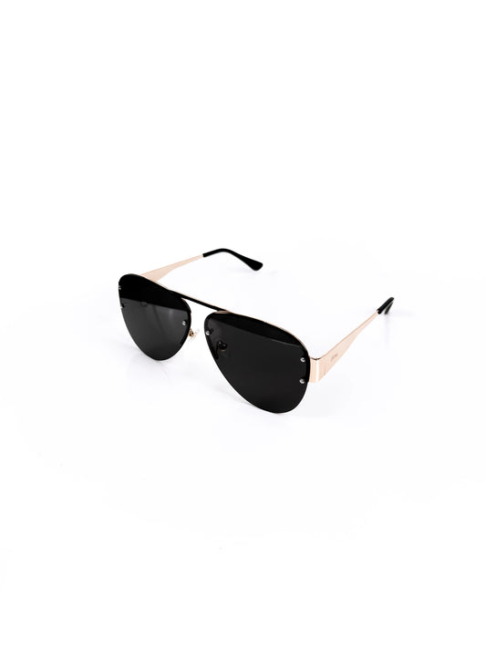 Women's Gold Aviator Sunglasses *Final Sale*