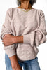 Women's Dolman Sleeve Cable Knit Sweater