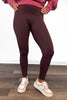 ALB Custom Women's Brown Everyday Essential Leggings *Two Lengths*