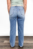High-Rise Tummy Control Vintage Light Blue Wide Leg Jeans