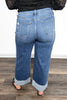 The Leanne from Lovervet High-Rise A Line Wide Leg Cuffed Denim