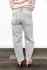 The Kingston from Risen High-Rise Patch Pocket Barrel Leg Denim