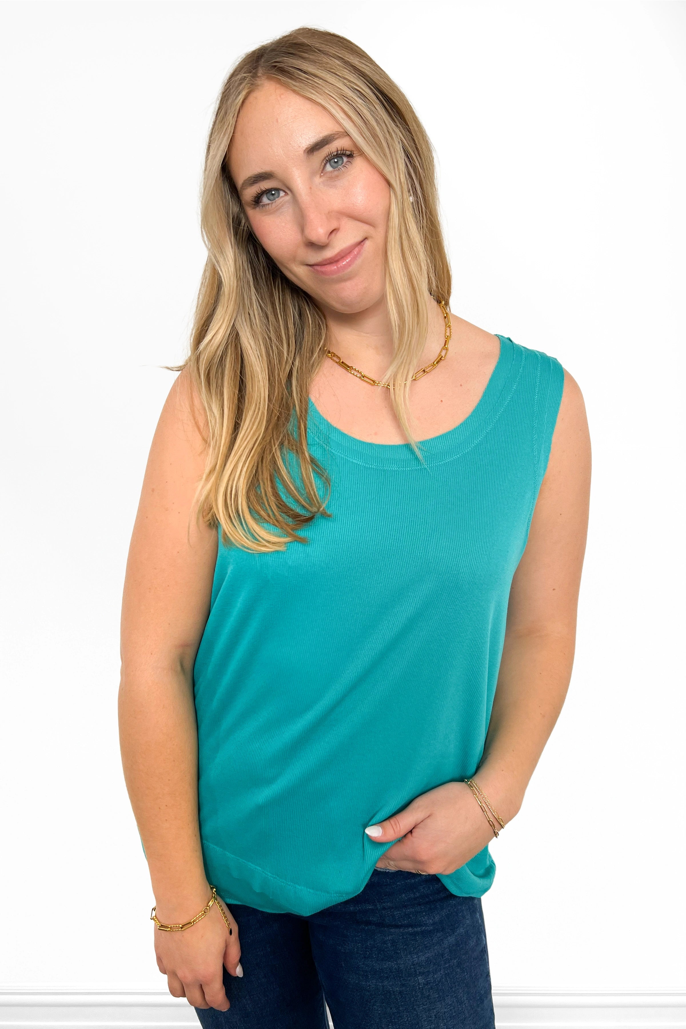 Women's Classic Ribbed Feminine Tank Top – Ava Lane Boutique