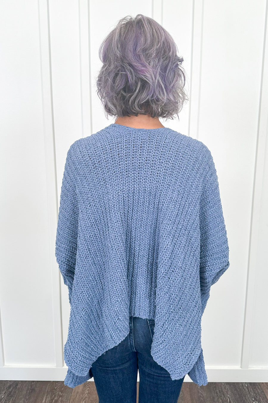 Women's Textured Long Cuffed Sleeve Cardigan *Final Sale*