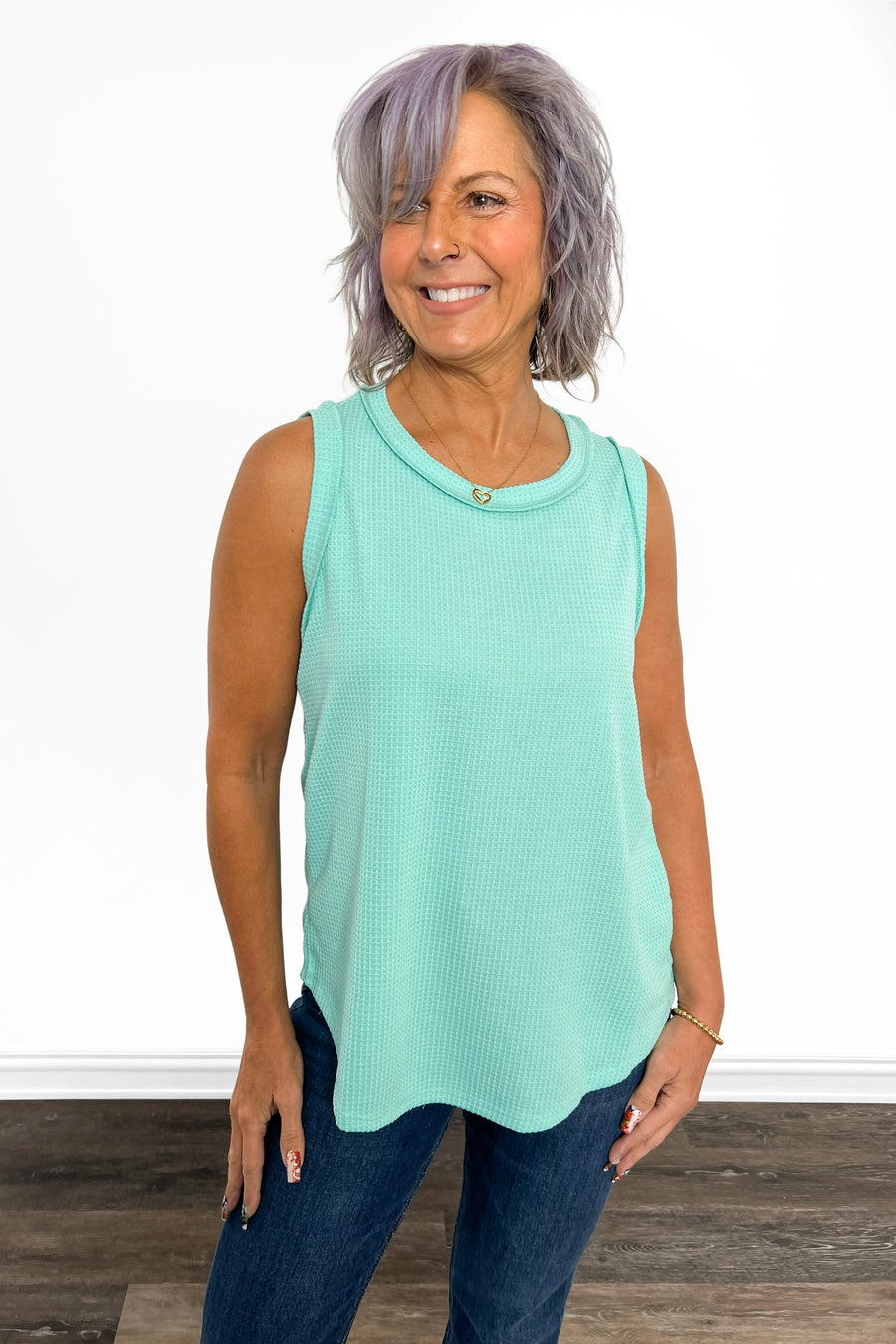 Women's Casual Round Neckline Tank Top