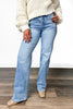 The Danielle from Risen: Mid-Rise Straight Leg Denim