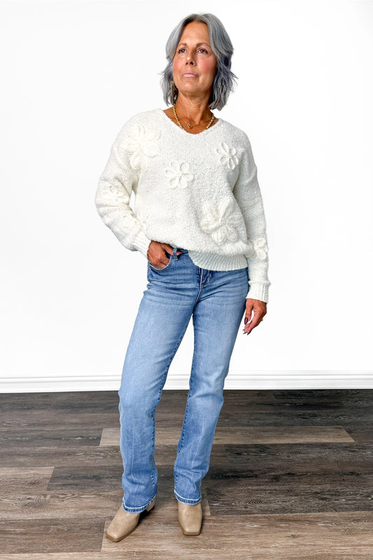 The Carrie from Risen: High-Rise Tummy Control Straight Leg Denim